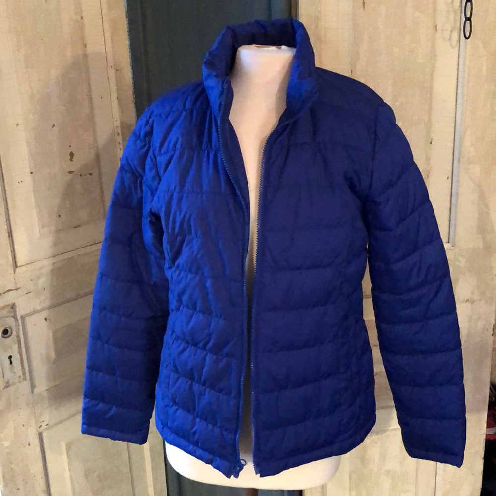 EUC Old Navy puffer jacket—royal blur